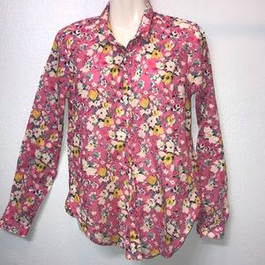 Holding Horses button up pink print